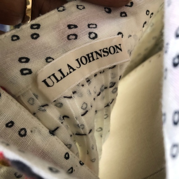 Ulla Johnson
Women's White Razi Embroidered Printed Linen Cotton-blend Jumpsuit - Picture 16 of 16